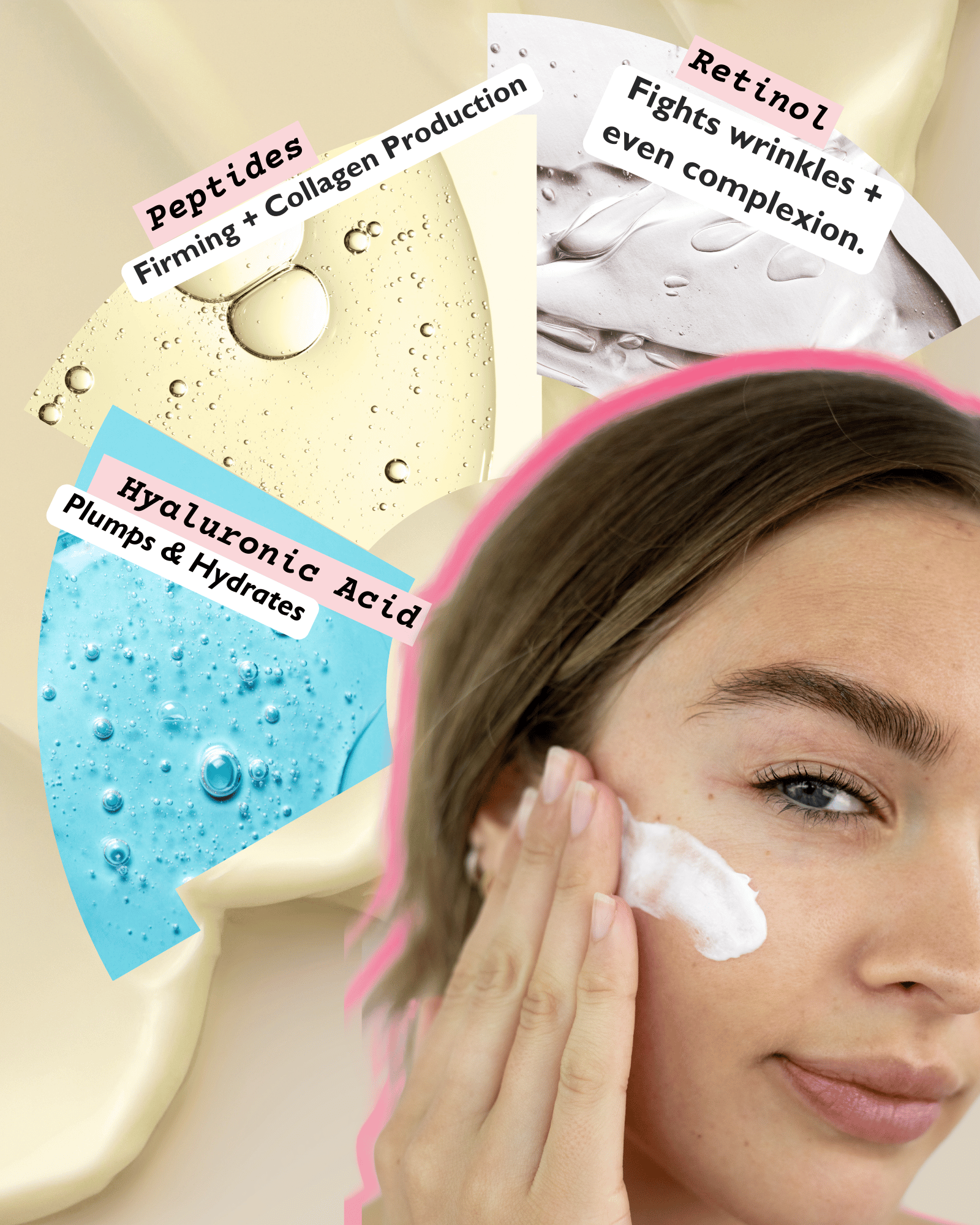 retinol & peptide night repair cream