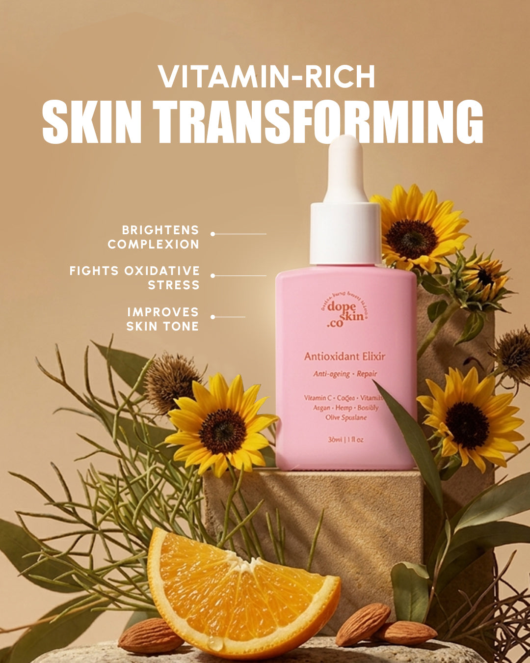 Vitamin C Antioxidant Elixir with CoQ10