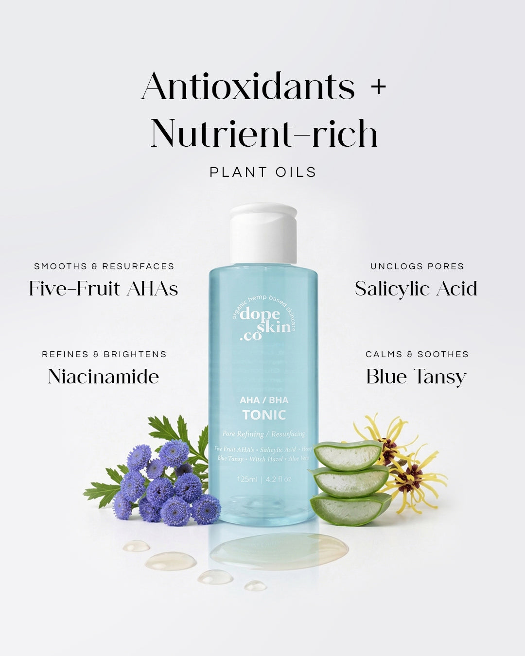 Salicylic Acid Toner | AHA BHA Exfoliating Toner | Dope Skin Co